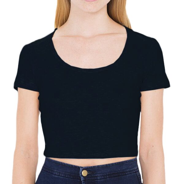4380 Baby Rib Crop T-Shirt Thumbnail