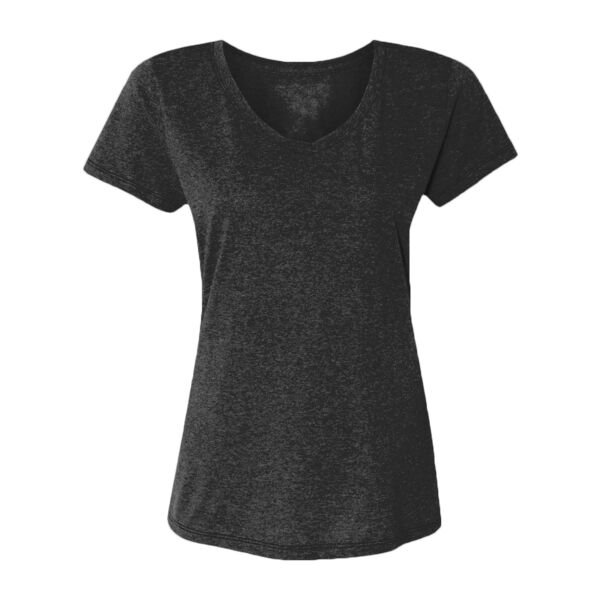 Ladies' Perfect-T Triblend V-Neck T-shirt Thumbnail