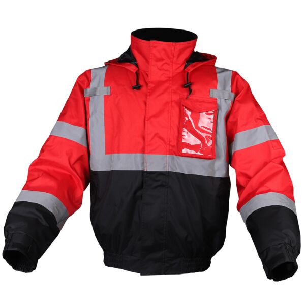 Non-ANSI Multi Color Black Bottom Bomber Jacket Thumbnail