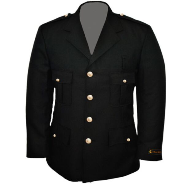 Mens 32″ Hip Length Single Breasted Dress Coat Thumbnail