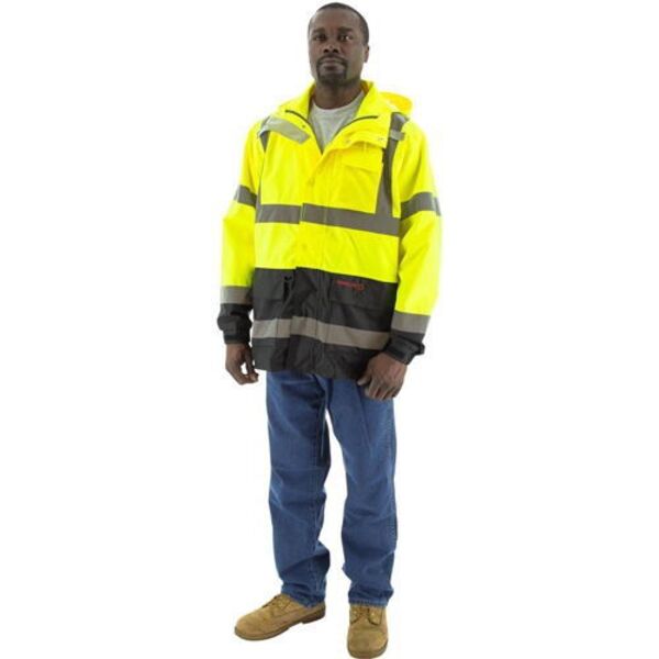 Majestic 75-1307 Hi-Viz Waterproof Parka with Liner Options, ANSI 3 Thumbnail