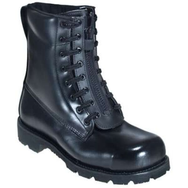 8" Leather Front Zip Station Boot Safety Toe  Thumbnail