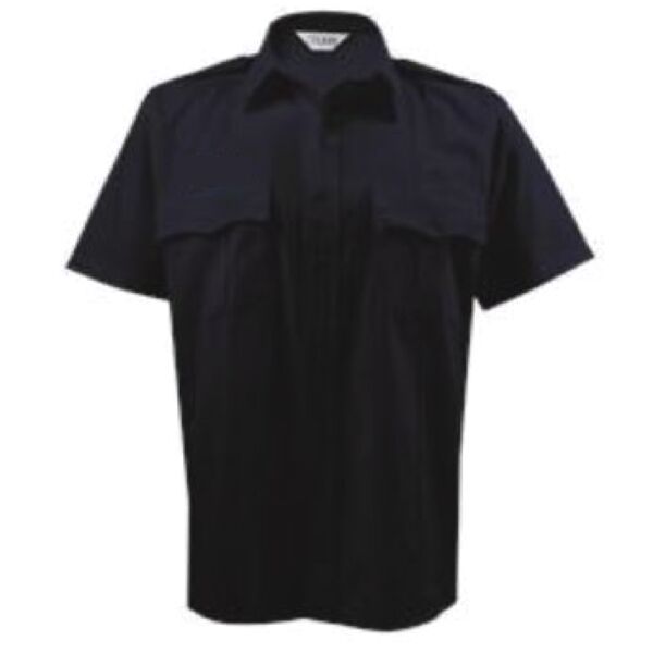 Polycotton Bravo Short Sleeve Shirt - Navy Thumbnail