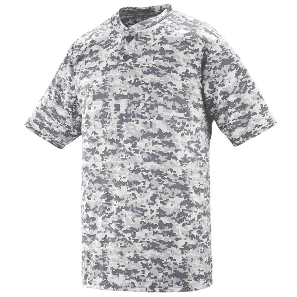 Adult Polyester Digi Print Two-Button Short-Sleeve Jersey Thumbnail